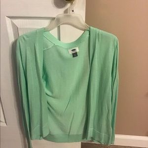 Mint green cardigan